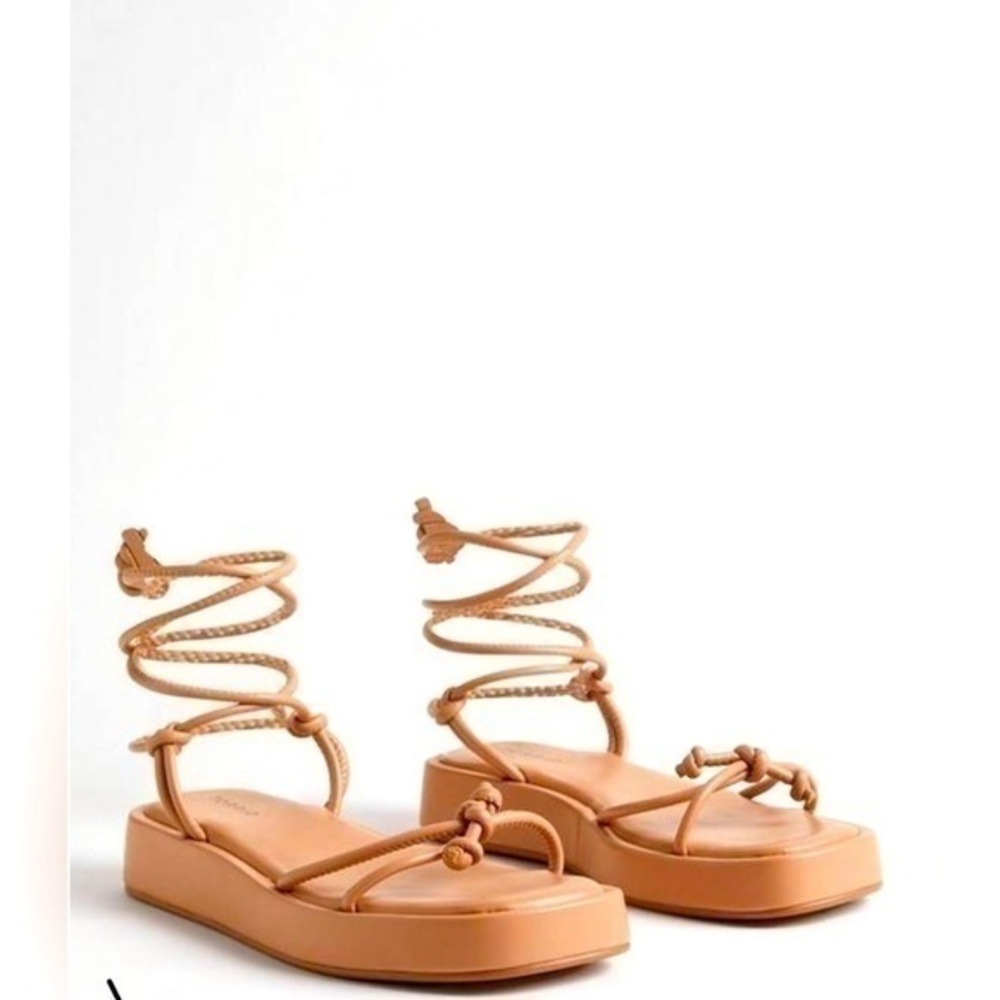 Torrid Tie Ankle Strappy Flatform Sandal NWT